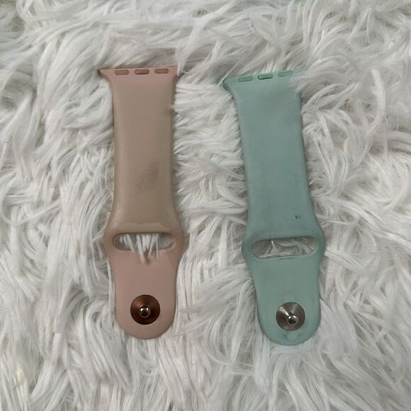 Apple Watch Pastel Bundle Pink and Blue 44MM and 38MM - Picture 2 of 5